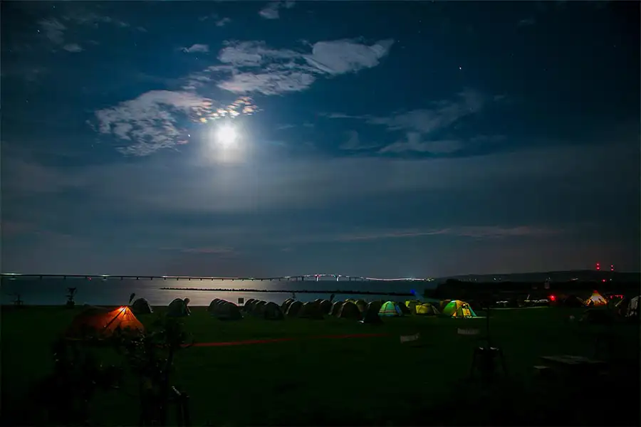 キャンプサイト｜夜景